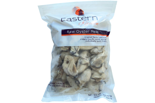 [Frozen Seafood] Japanese Jumbo Sashimi-Grade Oyster Meat 1kg